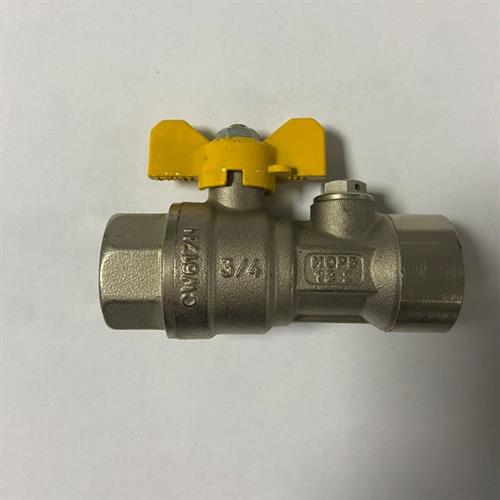 VALVOLA SFERA 3/4FF GAS+PRESA PRESSIONE