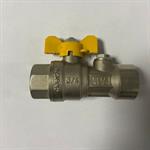 VALVOLA SFERA 3/4FF GAS+PRESA PRESSIONE