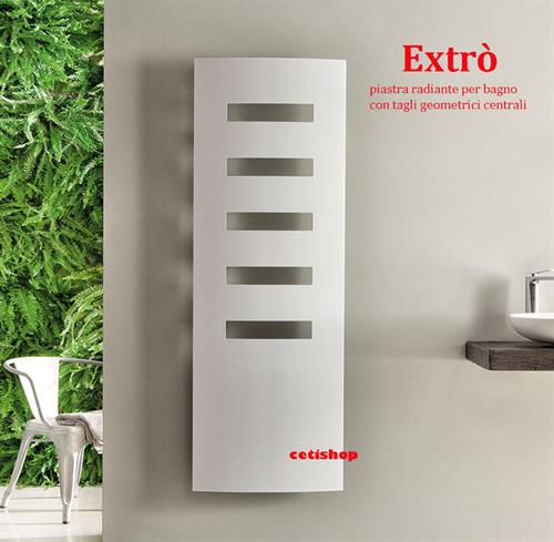 RIDEA EXTRO' E RADIATORE 1500 X 500 INT 33CM. ral 9016 sable'