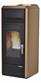 LAMINOX CARLOTTA LUX 24  IDROVENTILATA BRONZO TERMOSTUFA PELLET