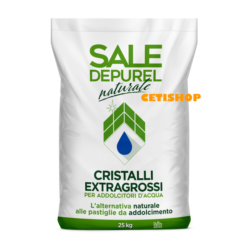 DEPUREL CRISTALLI SALE ADDOLCITORE EXTRAGROSSO kg 25 ITALKALI