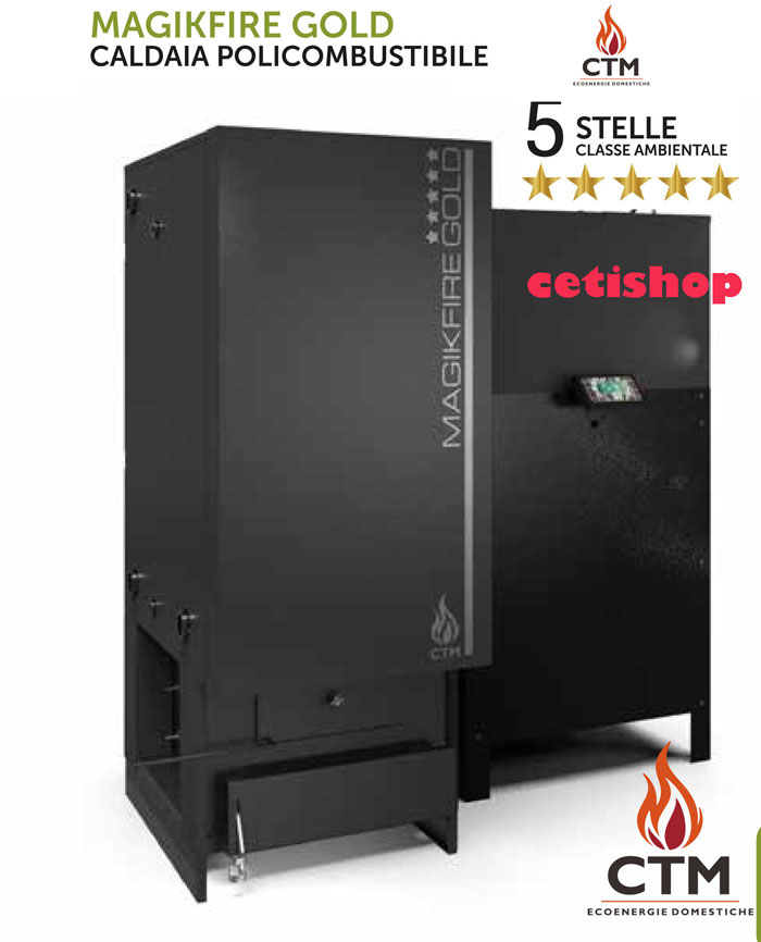 MAGIKFIRE GOLD 25 5 stelle SYS250 BRUCIATORE POLICOMBUSTIBILE